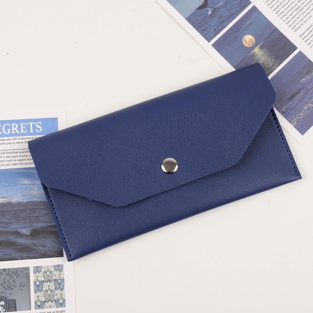 Umschlag-Geldbörse PU-Leder Bargeld-Umschlag-Geldbörse Klassische Mode Damen-Geldbörse Visitenkartenhalter Geschenk Luxuriöser Geldklammer