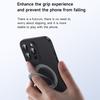 For iPhone 15 Pro Max Case Compatible with MagSafe Genuine Cow Leather+PC Kickstand Phone Cover