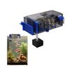 Aquarium Filter Multi-Layer Fish Tank Filter with Waterfall Oxygenation Quiet Operation Filtration System for 50L/90L Fish Tanks