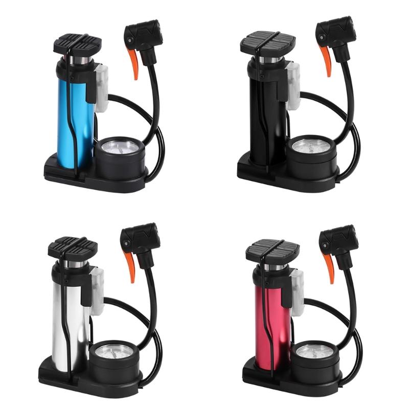 Mountain Bicycles Pump, 140PSI Bicycles Air Pumps with Pressure Gauge