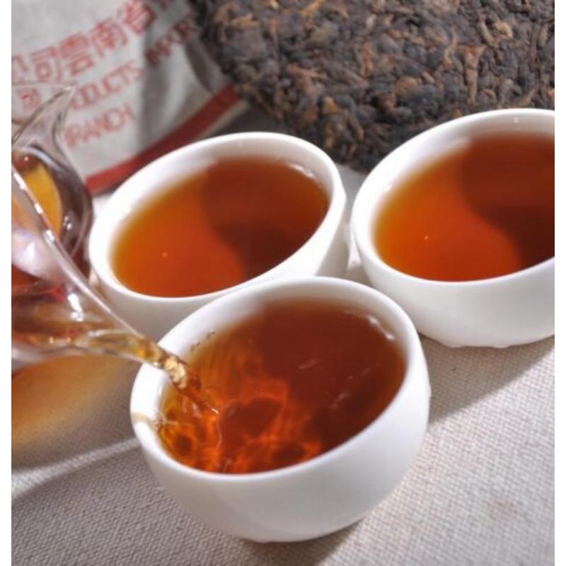 Reifer gekochter Pu'er Puer Puerh Pu-erh Teekuchen Yunnan CNNP Zhongcha 357g