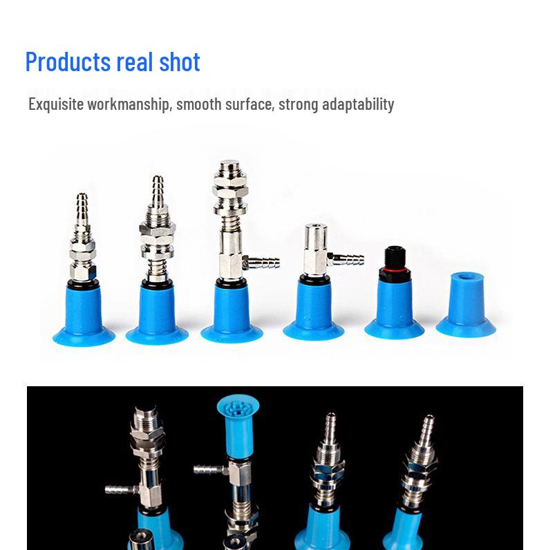 Industrial Vacuum Suction Cup Nozzle for Soft Packaging with Silicone Film