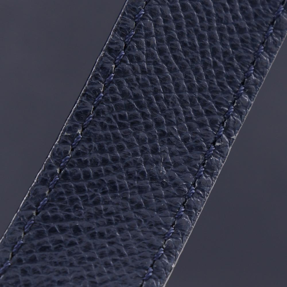 Celine 2WAYShoulder Handbag MC1739 Vintage Navy Blue Calfskin Women Used