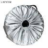 1Pcs Car Spare Tire Cover Case 190T Silver Coated Cloth Auto Wheel Tires Storage Bags Covers Dust-proof Protector Accessories