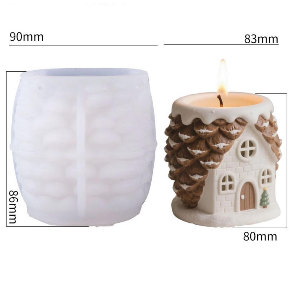 Christmas Pinecone Mold Reusable Silicone Home Decor Mold Silicone Flowerpot Mold  For Christmas Decorations Diy Crafts