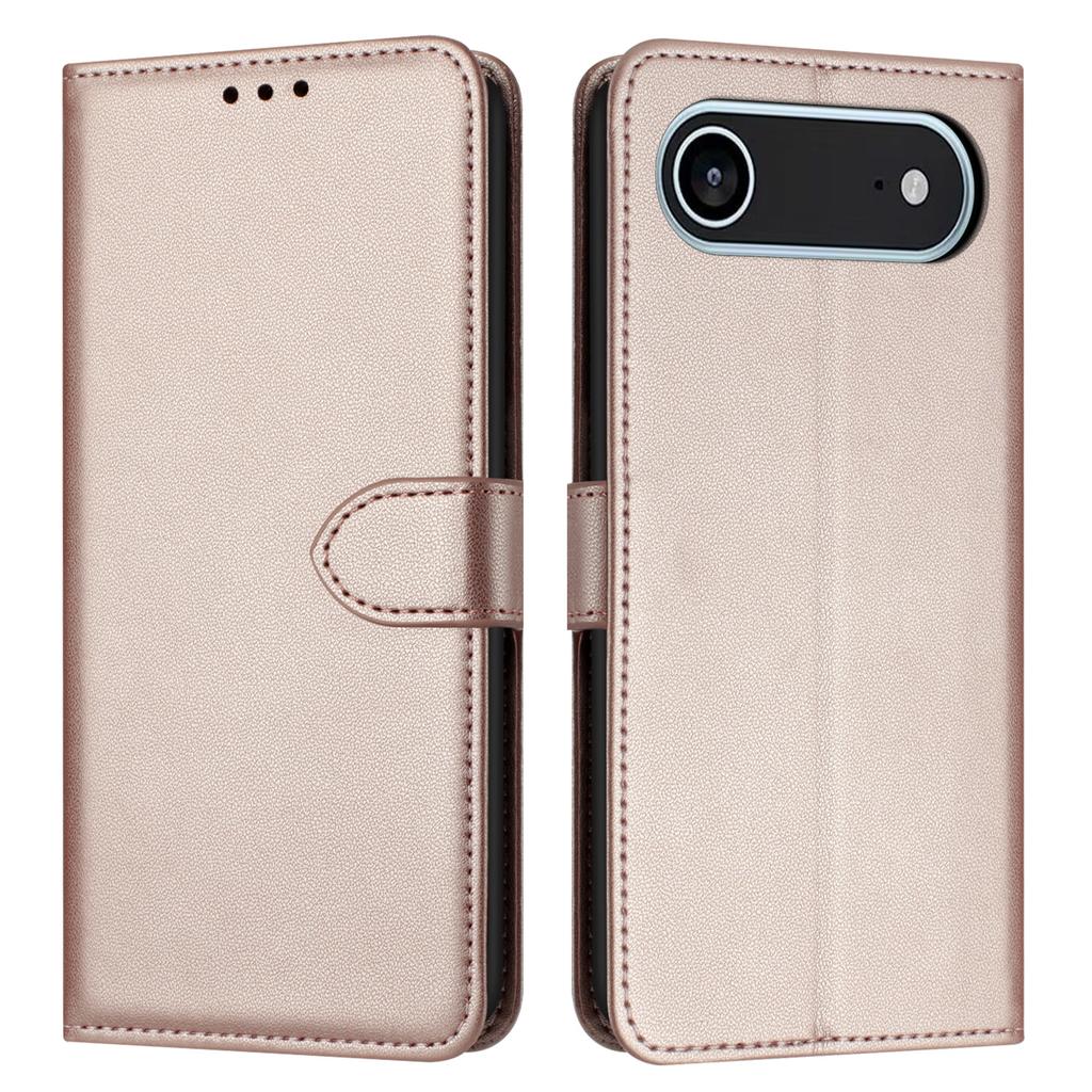 For iPhone 17 Air Case Stand Wallet Leather Phone Cover with Strap