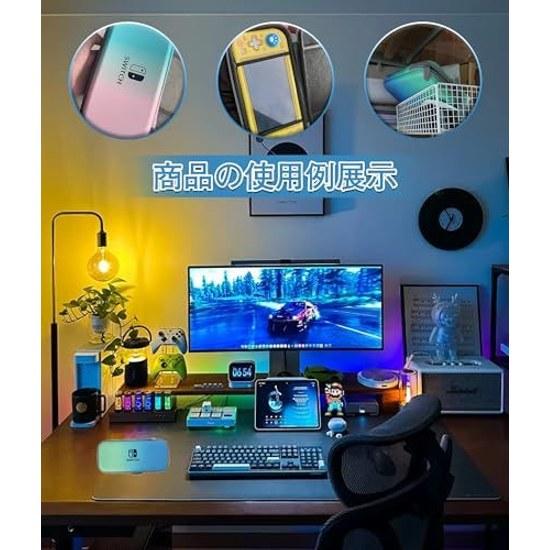 Switch storage case large capacity waterproof dustproof shock-resistant suitable travel home parties (gradient blue)
