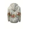 Felpa con cappuccio da donna autunnale Giacca con cerniera Giacca da donna stampata a maniche lunghe allentata casual alla moda