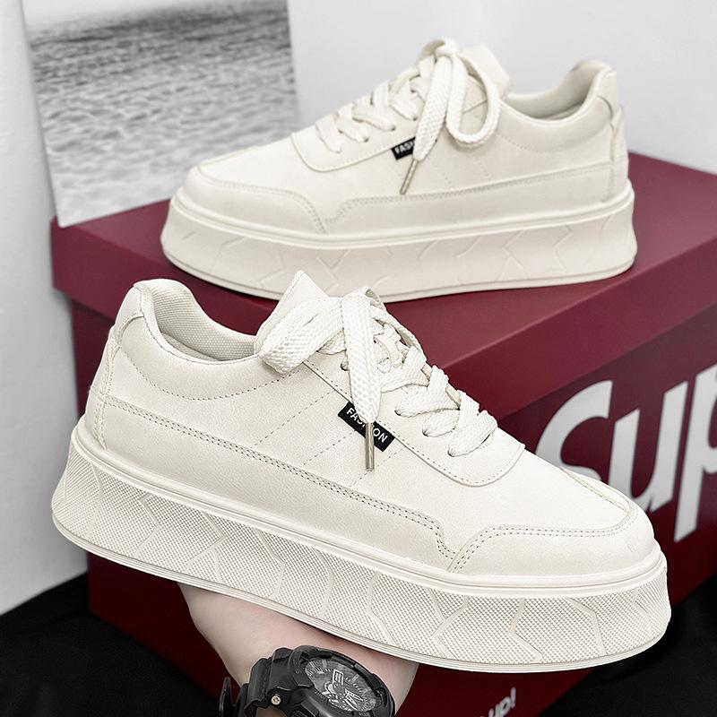

2026 New Men s Classic Sneakers Korean Edition Trendy Casual Board Shoes Youth Thick soled Breathable Sports Running Shoes 39