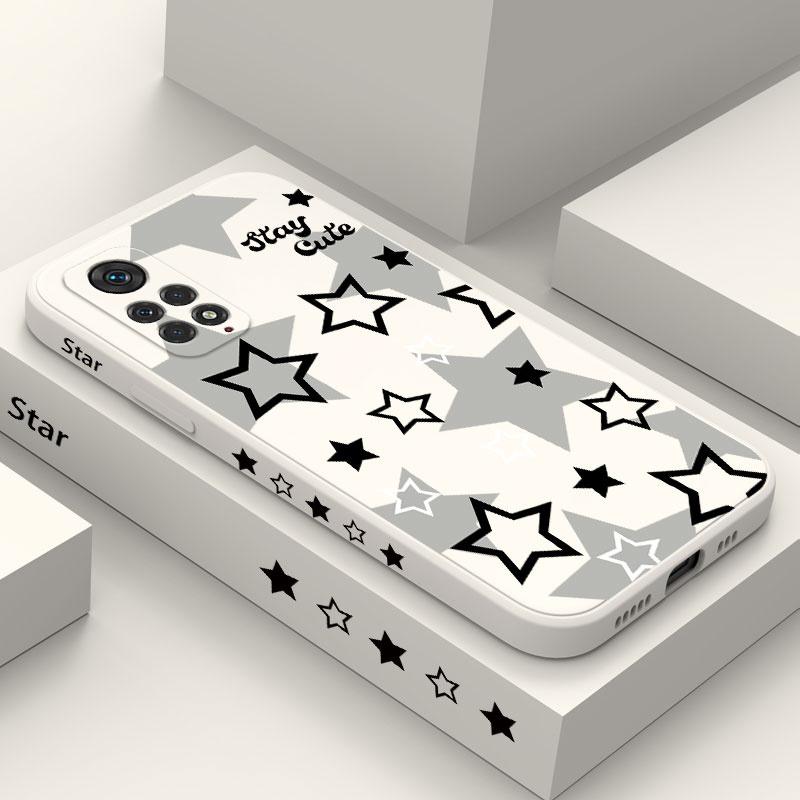 Parlak yıldızlı gökyüzü telefon kılıfı için Xiaomi Redmi not 12 11 11S 11T 10 10A 10T 10S 9T 9 8 7 Pro artı 10C 9A 9C 9T 4G 5G kapak