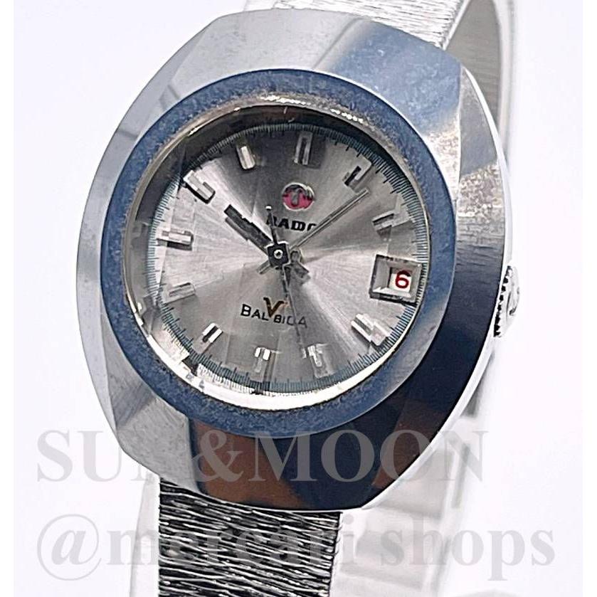 Used Operation RADO Balboa Automatic Cut Glass Ladies Watch OJ12-2wr