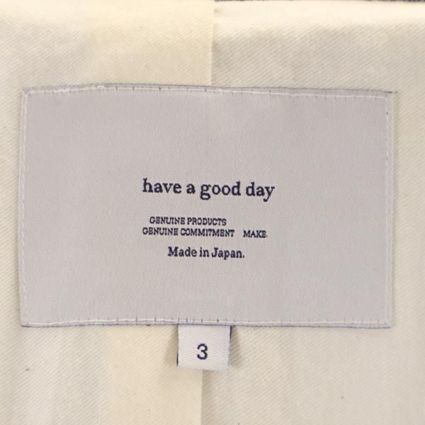 have a good day made in Japan Stainless collar coat 3 Gray Men's Used