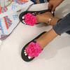 Fashion 2025 Brand Ladies Shoes Pinch Toe Women's Slippers Fashion Floral Daily Summer New Plus Size Light Best Seller Flat Slippers