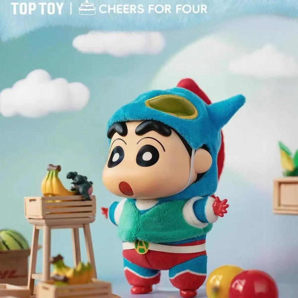 Toptoy CrayonShin-Chan Blind Box Costume Party Series Vinyl Doll Anime Action Figure Mystery Box Kawaii Collection Model ToyGift