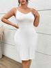 Europe and the United States Popular Women's Suspenders Large Size Tight Sexy Waist, Hip Lift and Belly Women's Body Sculpting Dress