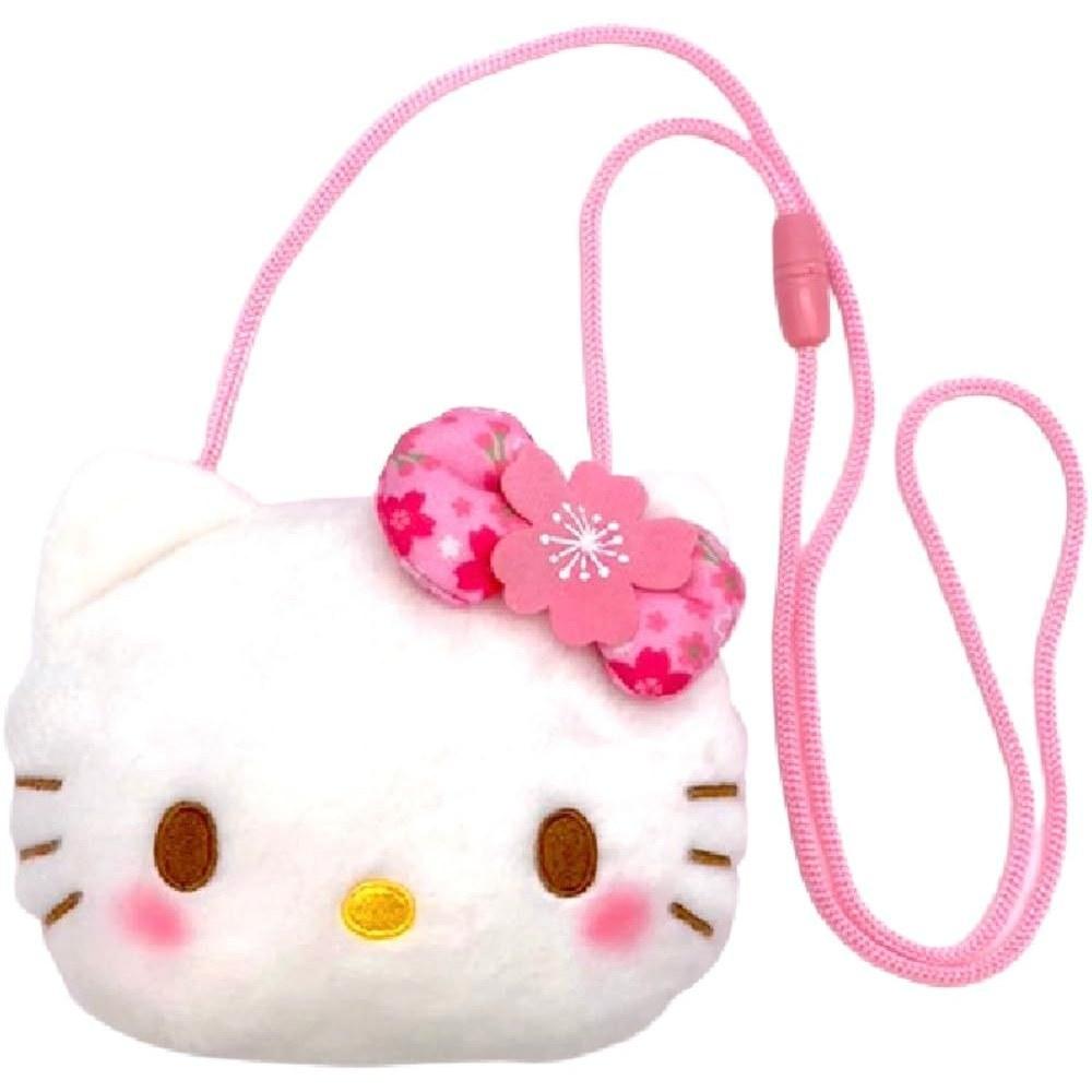 Nakajima Corporation Sakura Kimono Face Pouch Hello Kitty