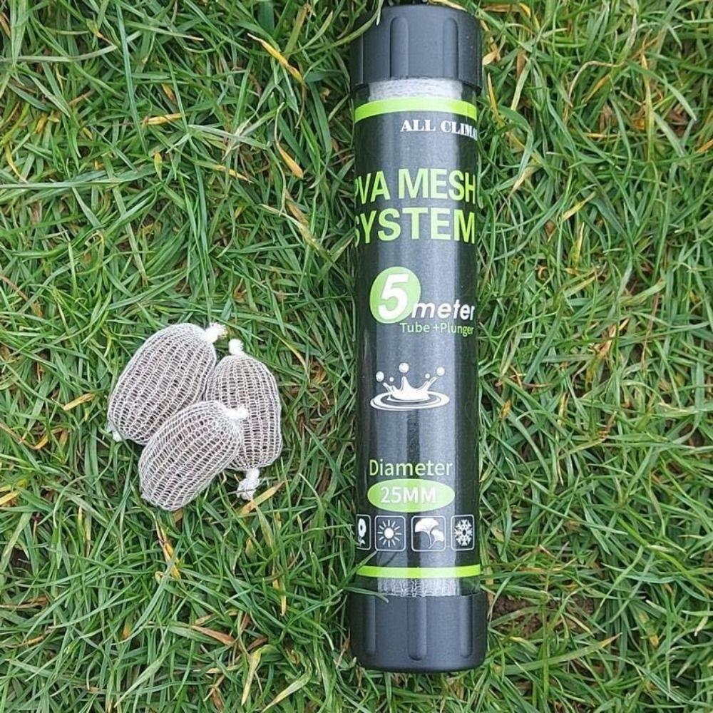 Soluble Bait Wrap Bag Fishing Lures Refill Net Carp Fishing Mesh for 5/10M 18/25/37MM