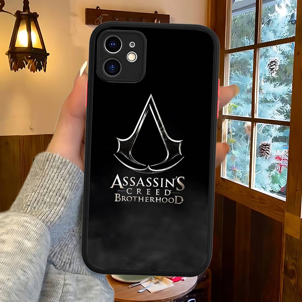 A-Assassin S -Creed Gaming Matte Transparent Phone Cover For IPhone Case 16 15 14 13 12 11 Pro Max X XS Max Plus