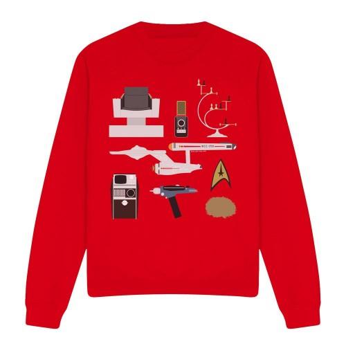 STAR TREK Unisex Adult The Original Series Gift Set Sweatshirt