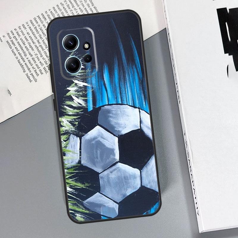 Football Soccer Ball Case For Xiaomi Redmi Note 14 9 10 11 12 13 Pro 11S Cover For Redmi 15 15C 14C 12C 10C 13C