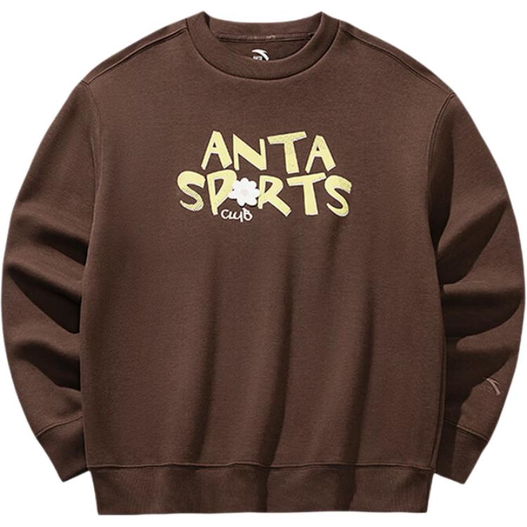 Anta Серия Lifestyle Письмо Мягкий Круглый вырез Дышащий Универсальный Свитшот Женский свитшот 162618742S-3 M