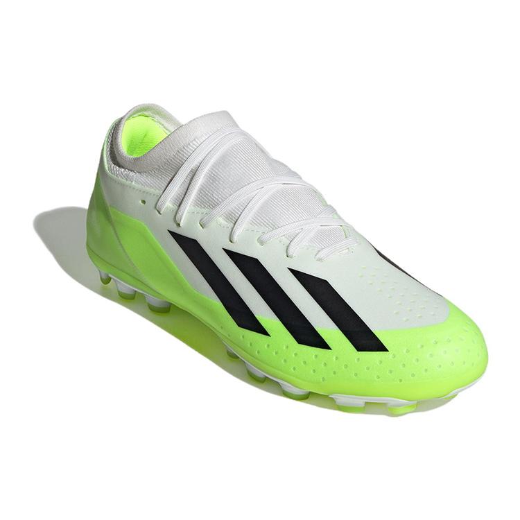 adidas Crazyflight X3 Artificial White Solar Green Grass Boots (Unisex) Soccer Shoes IG7651