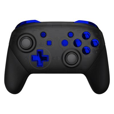 Full Set Buttons for eXtremeRate Switch Pro ABXY ZR ZL L R Buttons for Pro Controller Switch Controller Not Included (metallic Chrome) Controller,