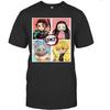 Demons Slayers Japanese Anime Lovers T-Shirt (Black;S)