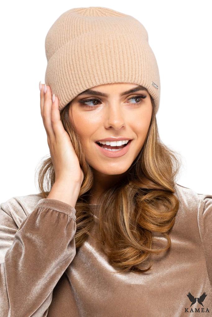 Modesto Women' Cashmere Hat Dark Beige