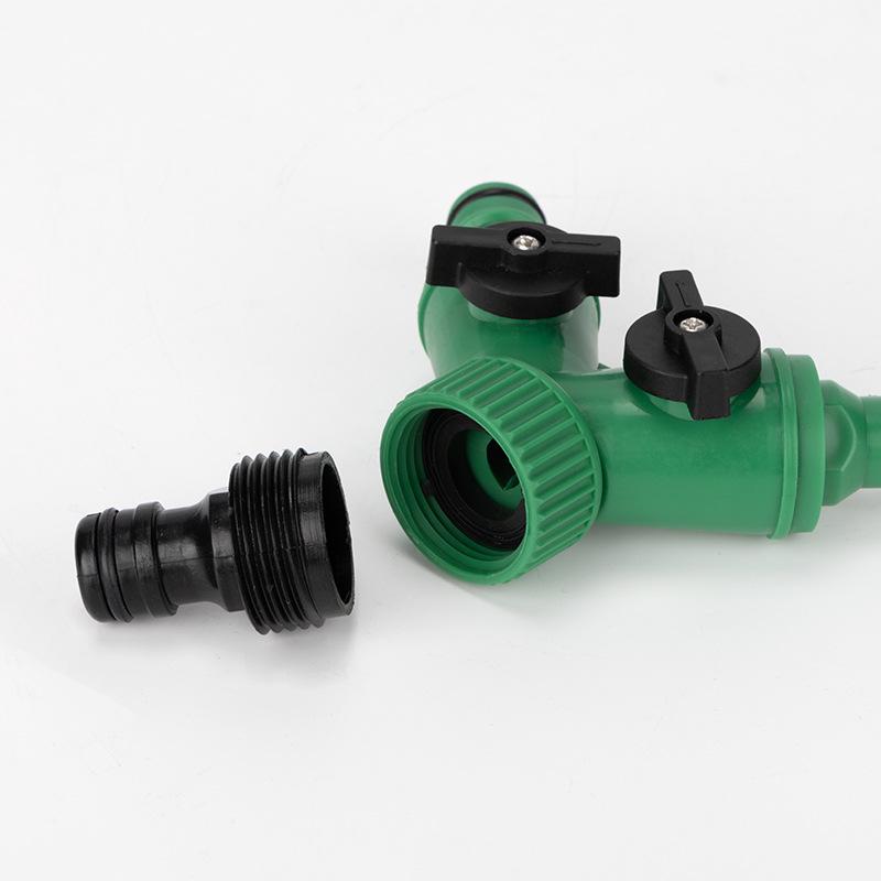 Y-Shaped 3-Way Quick Connect 1-Inch Soft Hose Valve with 4/6-Point Diverter Accessories