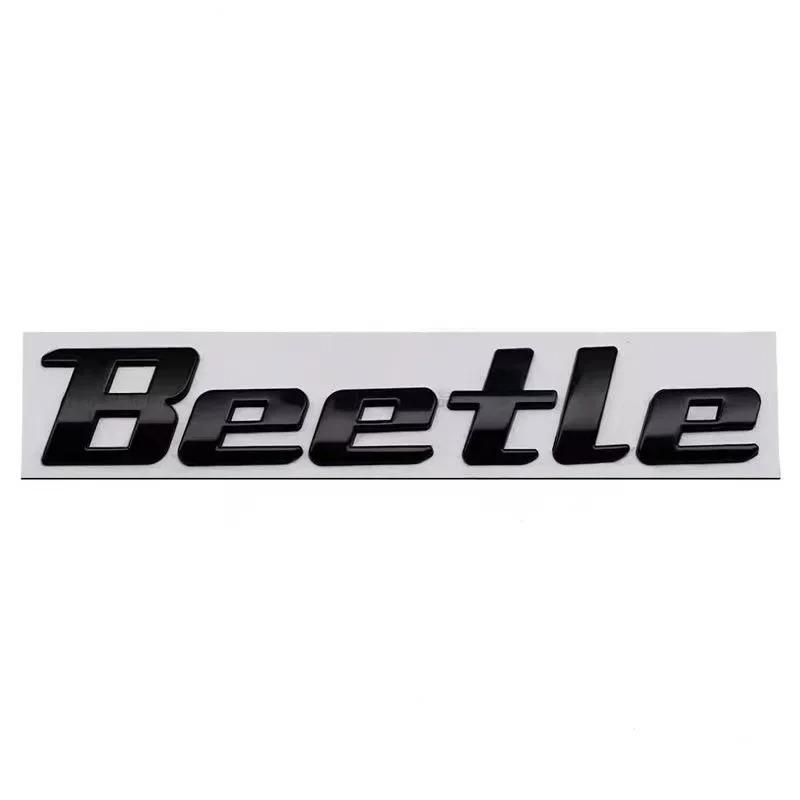 1Pc Metal Beetle Logo Car Badge Emblem Sticker Rear Trunk Sticker Accessory
