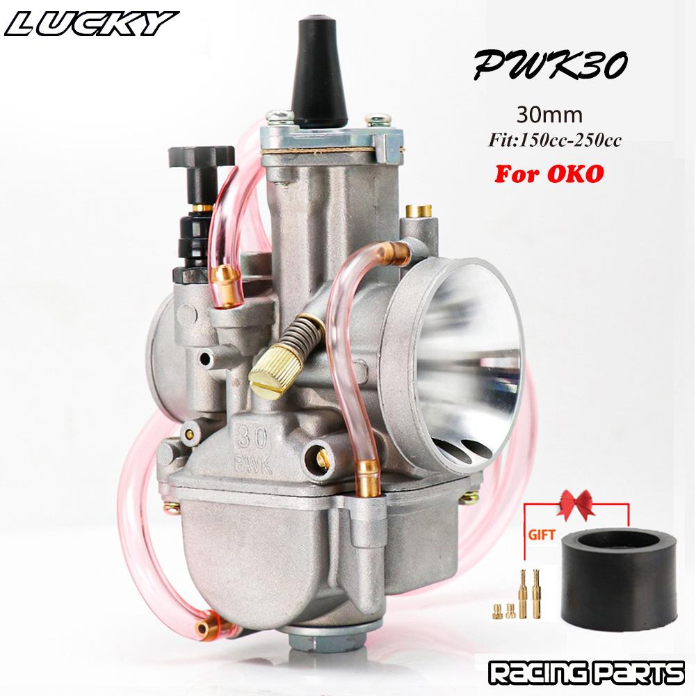 PWK 21 24 26 28 30 32 34mm Mit Power Jet Vergaser Für OKO 2T 4T Motorrad Carb für Dirt Bike Pit Bike Scooter ATV Quad UTV