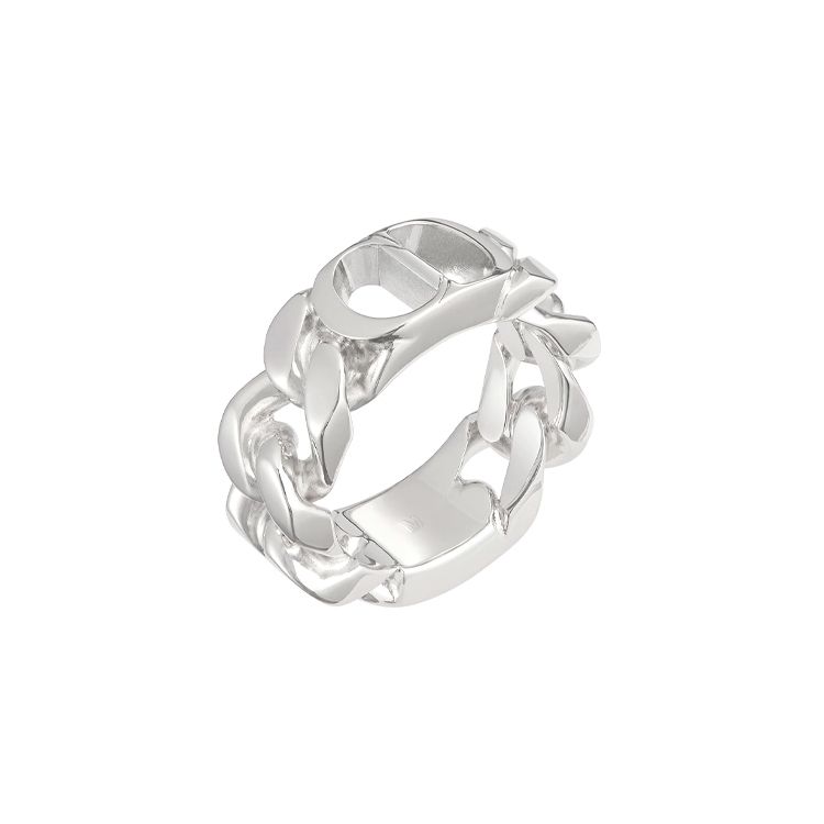 

Dior Cd Icon Ring Silver Women jewelry R0977HOMST-D990 Basic Packaging-Dust Bag+Box,M