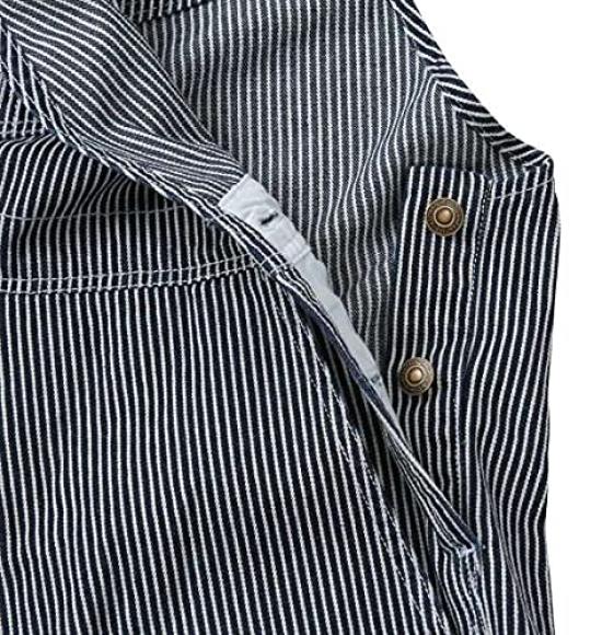 Big M1 Denim Sizes and 8L Mc.S.P Overalls, Hickory, 1154-5301-3, Men's, 3L, 4L, 5L, 6L,