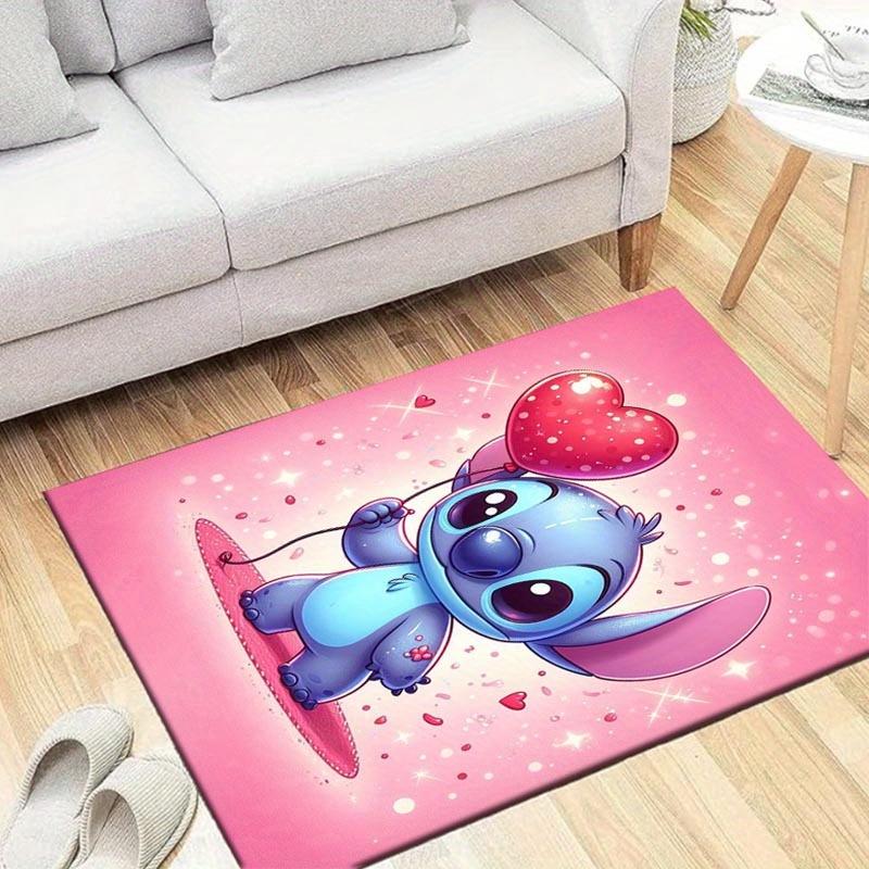 

1pc Stitch Pattern Area Rug Soft Flannel Floor Mat for Living Room,Office,Bedroom and Carpet 60cm by 90cm