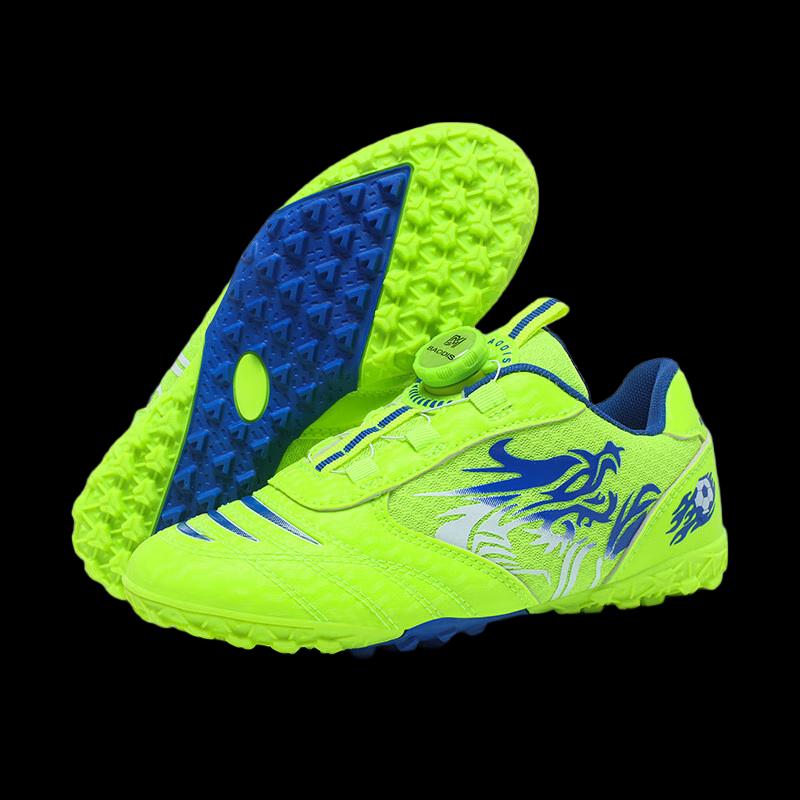 Nuorman Youth Football Shoes with Rotating Buckle