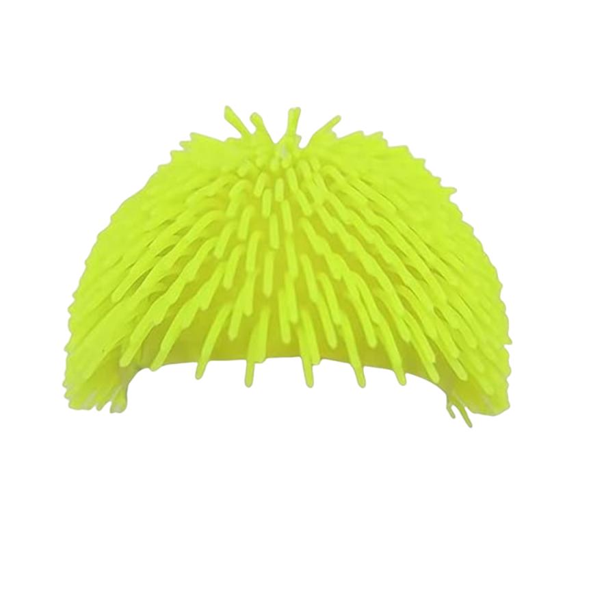 Šílený třesoucí se klobouk s bodlavými TPR vlasy, Zábavná senzorická zářivě barevná pokrývka hlavy pro večírky, Rodinné hry, Vtipné dárky a Zábavu