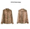 Women's Slimming Leopard Print Top - Autumn/Winter Casual Luxury