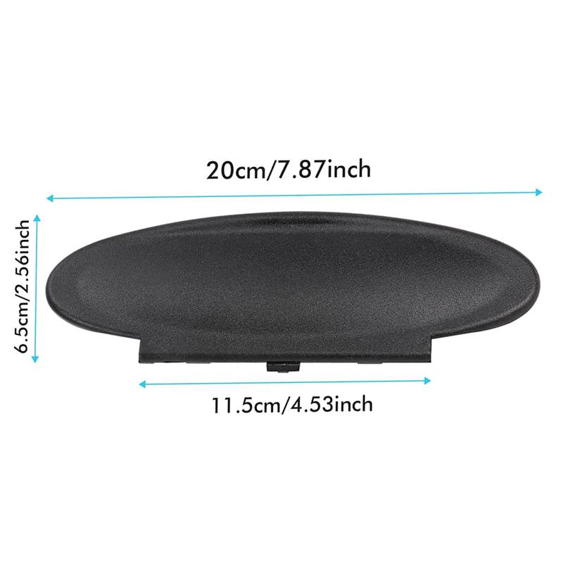 Rhyming Car Sun Visor Vanity Mirror Cover For Porsche 996 997 911 Carrera 986 Boxster 987 Cayman Black Car Interior Accessories