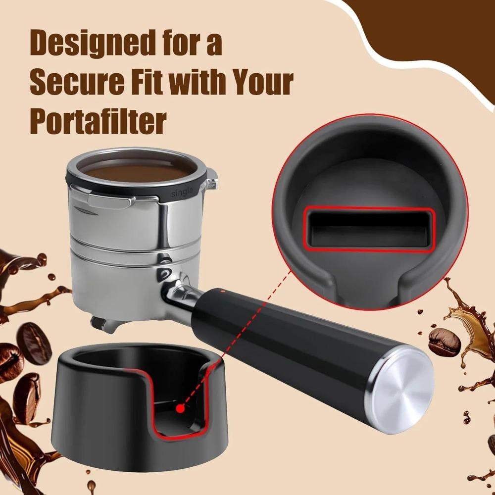 Anti-Slip Coffee Tamper Station Silicone Coffee Tamper Mat Portable Coffee Tamper Base  Drink Shop