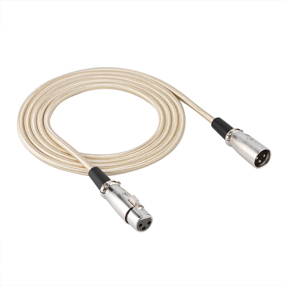 

3 Pin XLR Male to XLR Female Microphone Mic Cable o Cord Wire 3 Meters 9.8 Feet