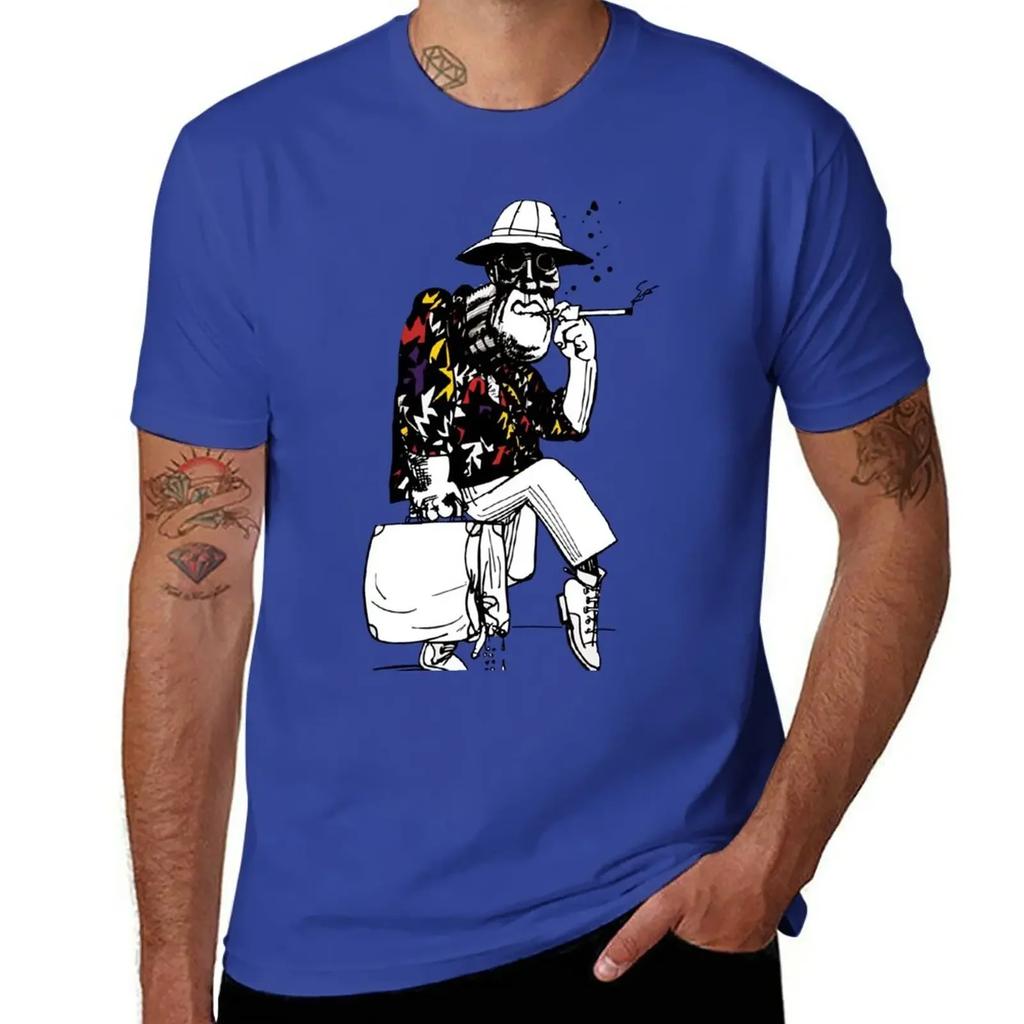 Fear and Loathing in Las Vegas Art T-Shirt summer tops hippie clothes sweat shirts, men