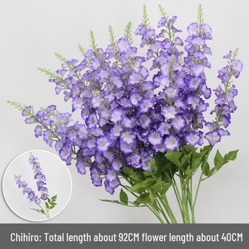 10-Piece Purple Series Artificial Floral Set: Ground Row, Aisle, and Burgundy Wedding Decoration Flowers