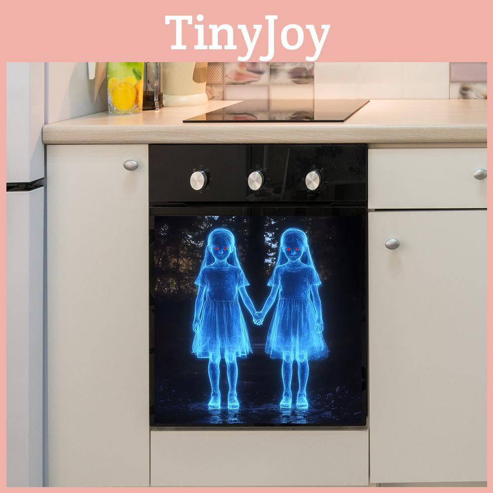 In Hand Halloween Hand Ghost Girl Glass Kitchen Home Decoration Stickers Wall