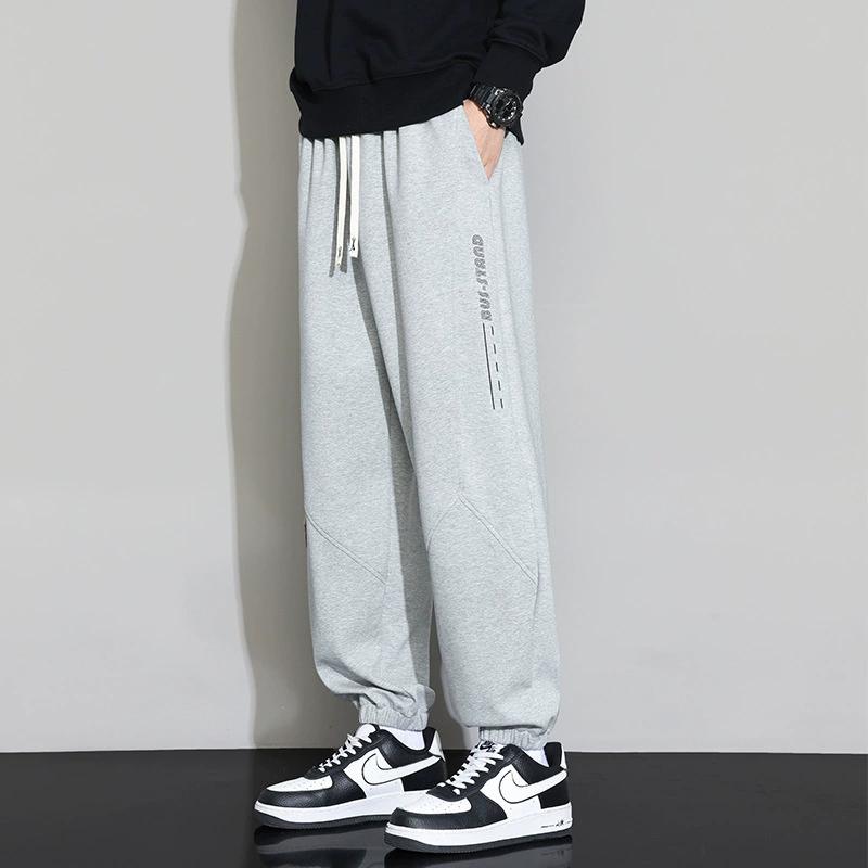 

Dingmao 10XL Большие повседневные брюки для мужчин, универсальные повседневные свободные брюки, леггинсы, повседневные брюки для полных и больших размеров 9XL серый