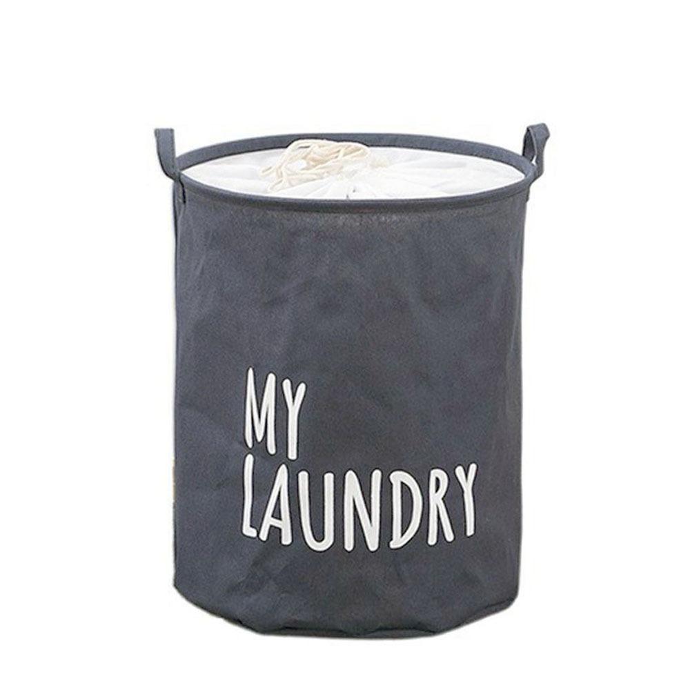 Foldable Drawstring Laundry Basket Waterproof Quilt Storage Bags Clothes Storage Basket  for Home