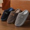 Cotton Slippers for Men In Winter, Anti Slip for Home Use, Warm for Couples, Waterproof Cotton Slippers for Men In Autumn
