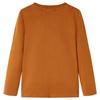 T-shirt enfants à manches longues cognac 5 dimensions disponibles