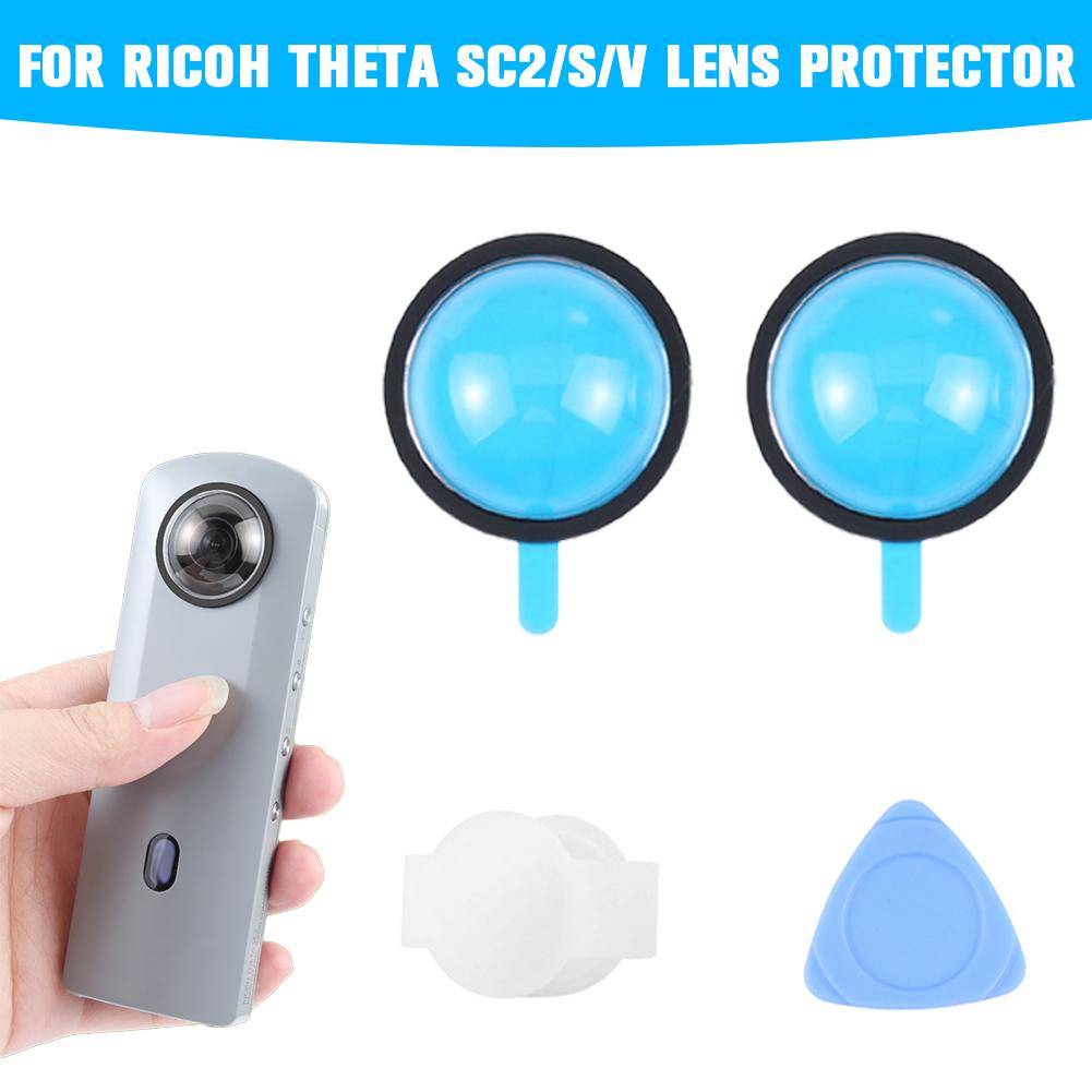 For Ricoh Theta SC2/S/V Lens Protection Glass Cover Waterproof Anti-oil Anti-dust And Anti-collision Sport Camera Accessories