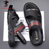 Flat Slippers Man New Summer Air Cushion Sports Slides Men Non-slip Soft Bottom Outdoor Beach Men Sandals